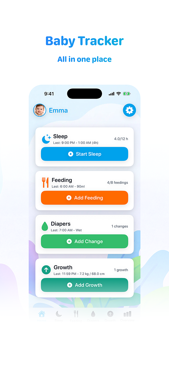 Scoopy Log app — daily log screen